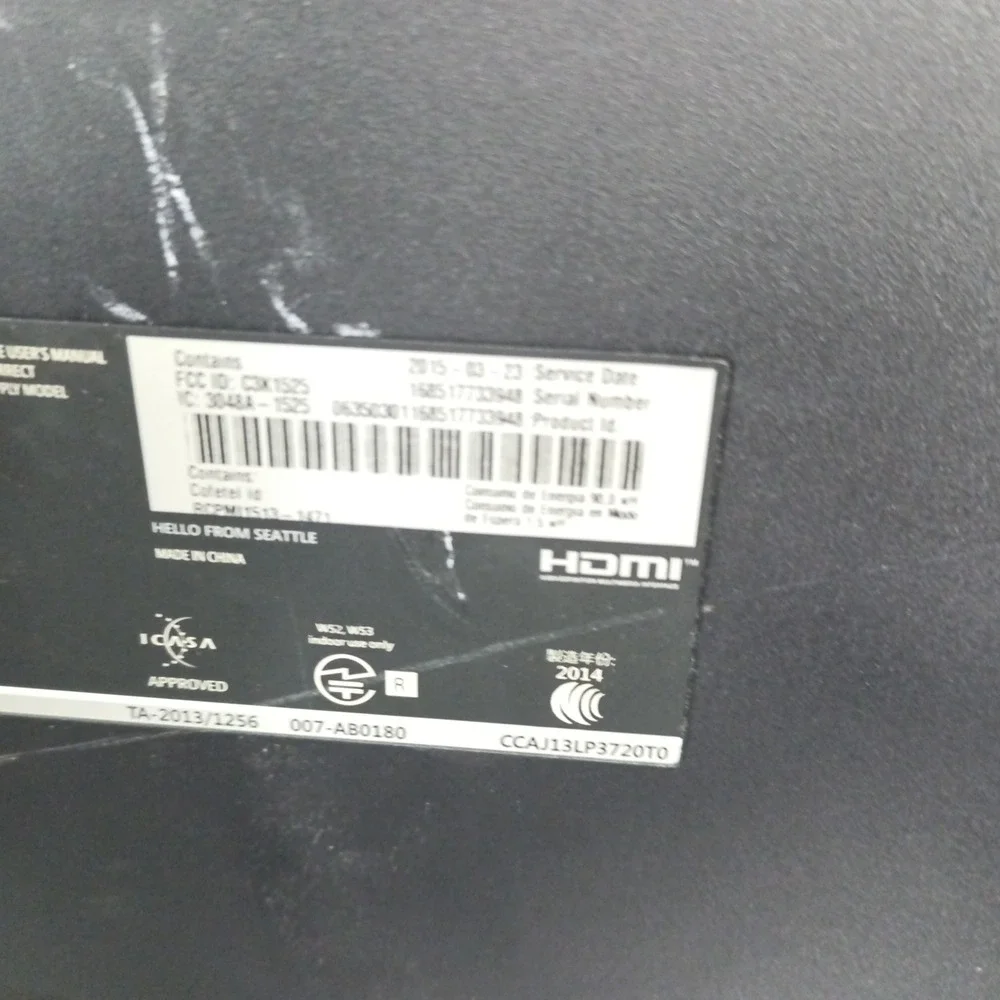 Microsoft Xbox One Model 1540 Black Video Game Console READ / Drive issue #6